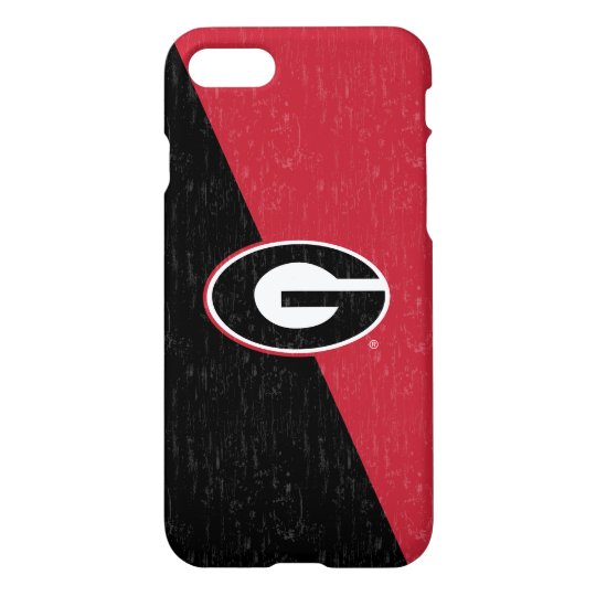 Georgia Bulldogs Logo | Distressed iPhone Case | Zazzle.com
