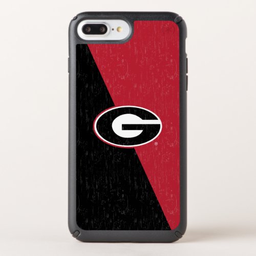 Georgia Bulldogs Logo  Distressed Speck iPhone Case