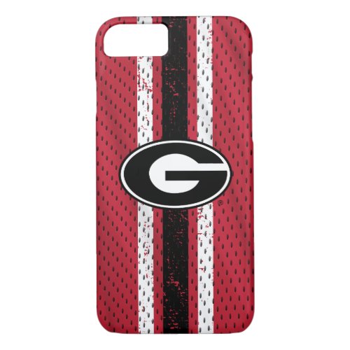 Georgia Bulldogs Logo  Jersey iPhone 87 Case