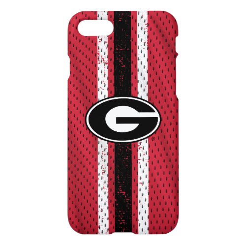 Georgia Bulldogs Logo  Jersey iPhone 87 Case
