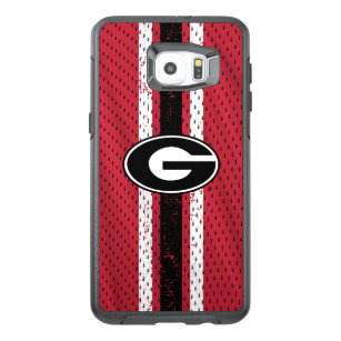 Georgia Bulldogs Logo   Jersey OtterBox Samsung Galaxy S6 Edge Plus Case