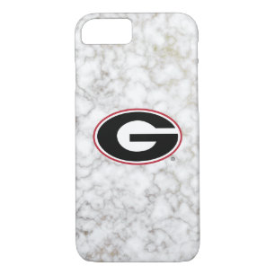 Georgia Bulldogs Logo Marble iPhone 8/7 Case