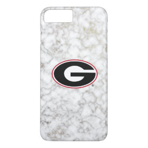 Georgia Bulldogs Logo   Marble iPhone 8 Plus/7 Plus Case