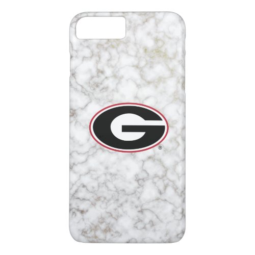 Georgia Bulldogs Logo  Marble iPhone 8 Plus7 Plus Case