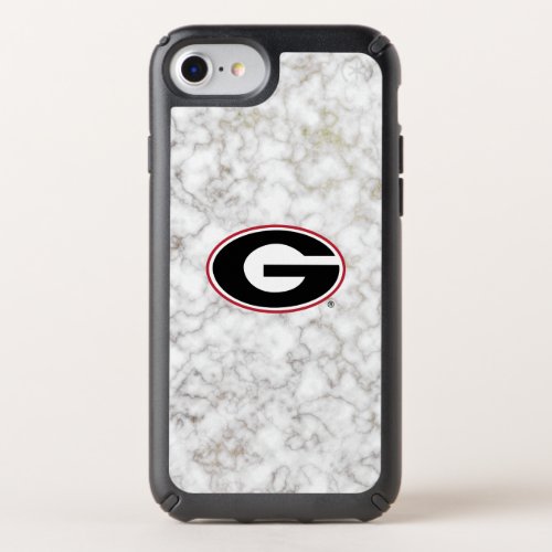 Georgia Bulldogs Logo  Marble Speck iPhone SE876s6 Case