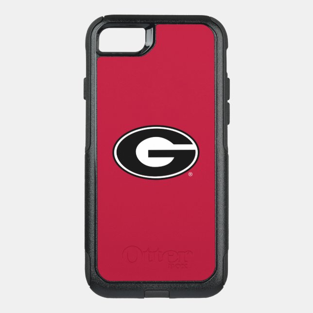 Georgia Bulldogs Logo Otterbox iPhone Case (Back)