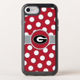 Georgia Bulldogs Logo | Polka Dots Speck iPhone SE/8/7/6s/6 Case