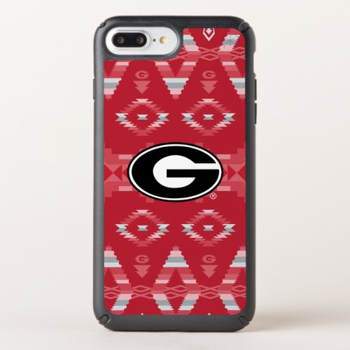 Georgia Bulldogs Logo  Tribal Pattern Speck iPhone Case