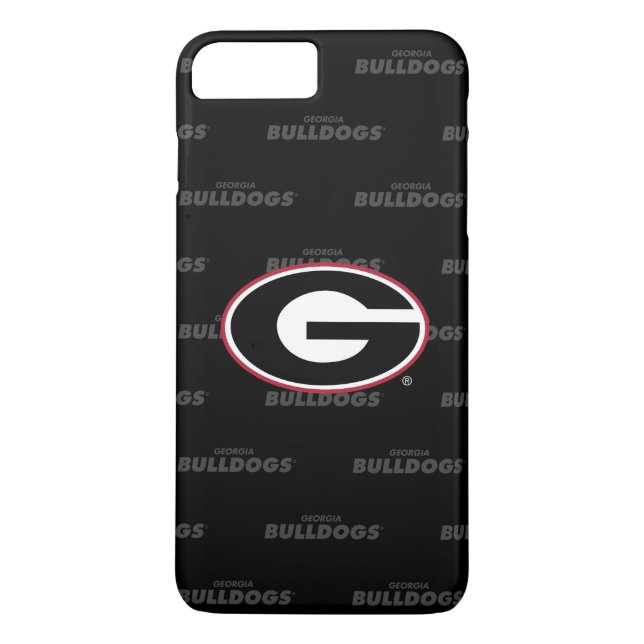 Georgia Bulldogs Logo | Watermark Pattern Case-Mate iPhone Case (Back)