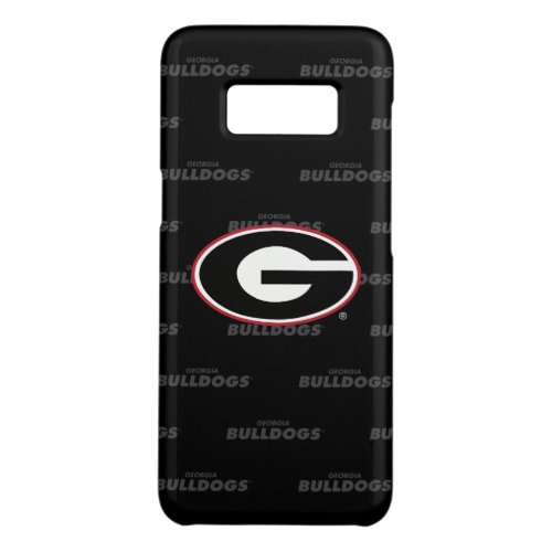 Georgia Bulldogs Logo  Watermark Pattern Case_Mate Samsung Galaxy S8 Case