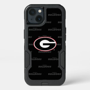 Georgia Bulldogs Logo Watermark Pattern iPhone 13 Case