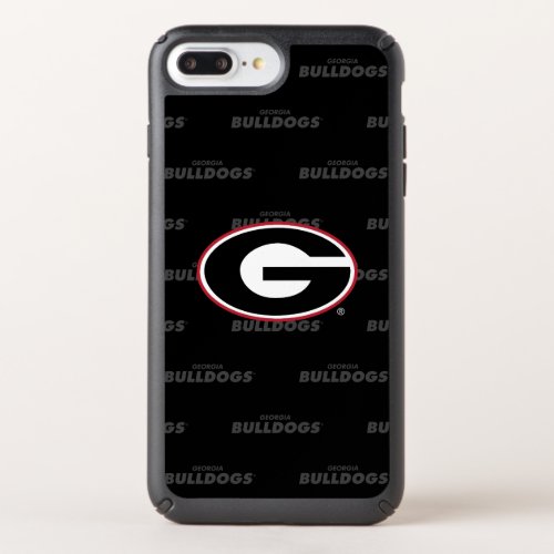 Georgia Bulldogs Logo  Watermark Pattern Speck iPhone Case