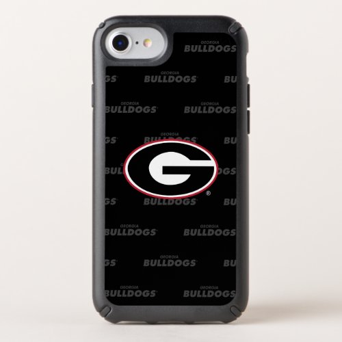 Georgia Bulldogs Logo  Watermark Pattern Speck iPhone SE876s6 Case