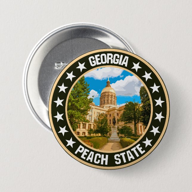 Georgia                                            button (Front & Back)