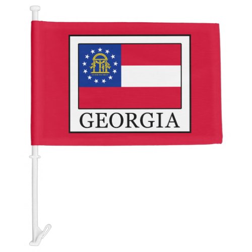 Georgia Car Flag