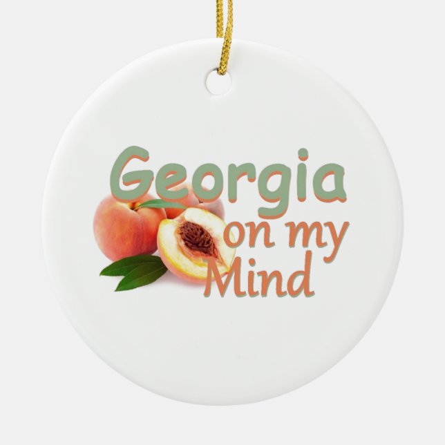 GEORGIA CERAMIC ORNAMENT (Front)