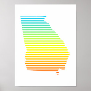 georgia chill fade poster