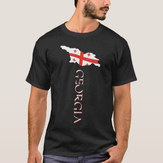 Georgia Country Map Flag T-Shirt