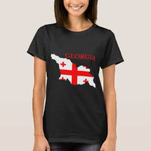 Georgia Country T-ShirtGeorgia Country Flag Map T-Shirt