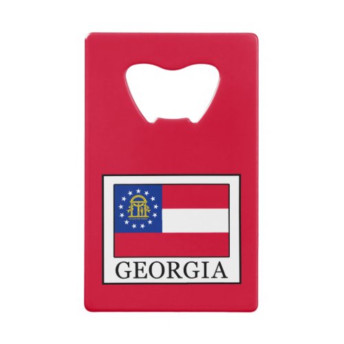 Georgia Credit Card Bottle Opener