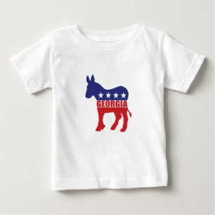 Georgia Democrat Donkey Baby T-Shirt