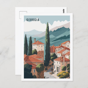 Georgia Famous Travel Place Postcard