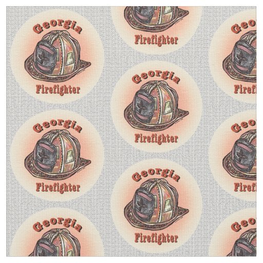 Georgia Firefighter Fabric