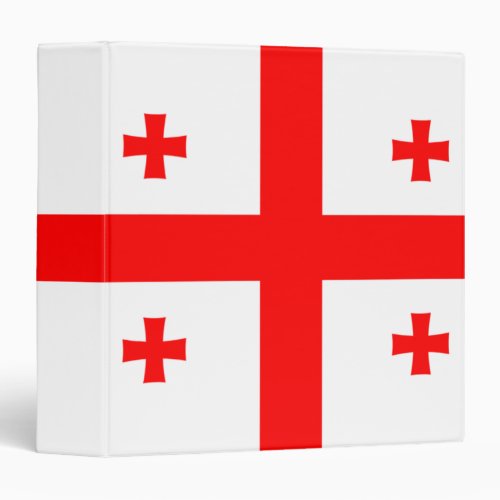 Georgia Flag 3 Ring Binder