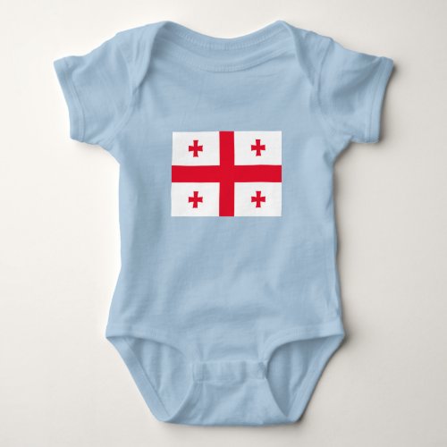 Georgia Flag Baby Bodysuit