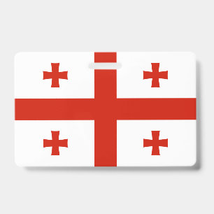 Georgia flag badge
