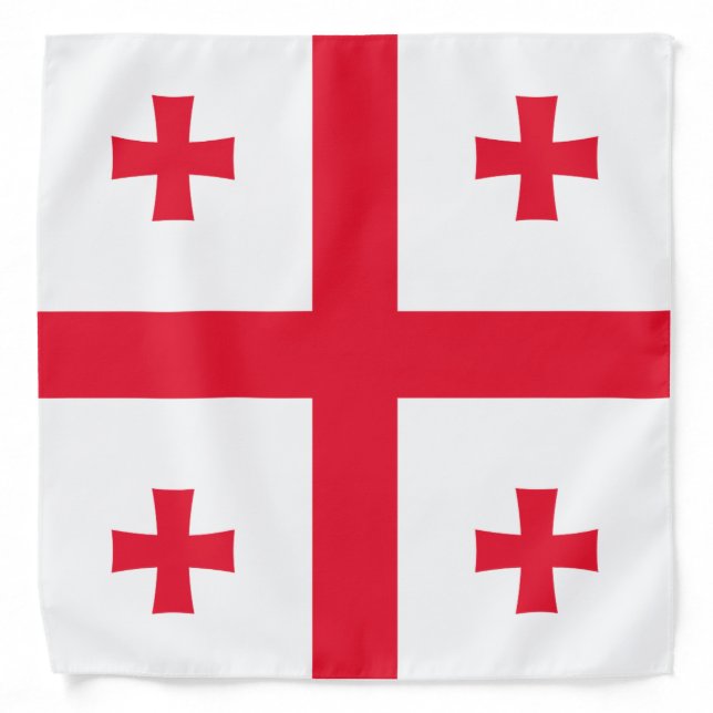 Georgia Flag Bandana (Front)