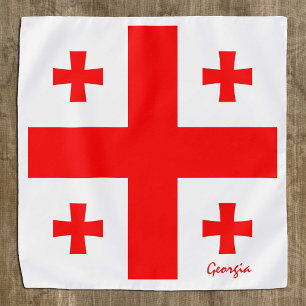 Georgia Flag bandana, Georgia fashion /sports Bandana