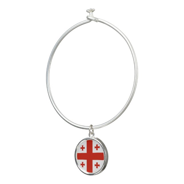 Georgia flag bangle bracelet (3/4)