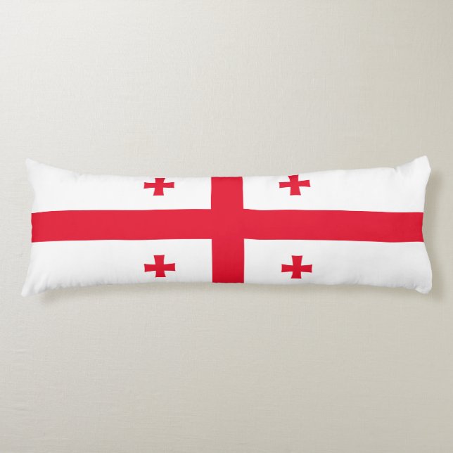 Georgia Flag Body Pillow (Front)