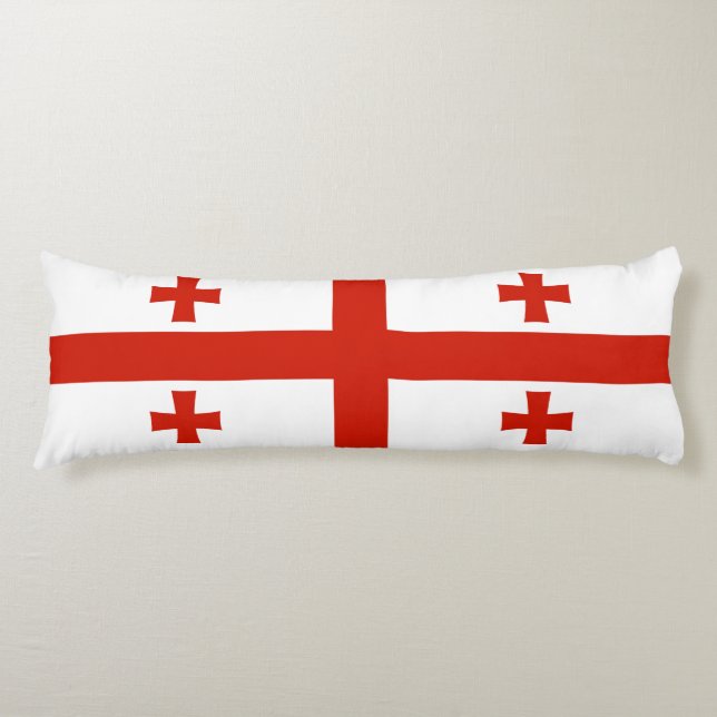 Georgia flag body pillow (Front)
