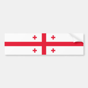 Georgia Flag Bumper Sticker