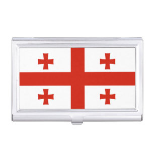 Georgia flag business card case