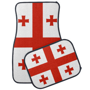 Georgia flag car floor mat