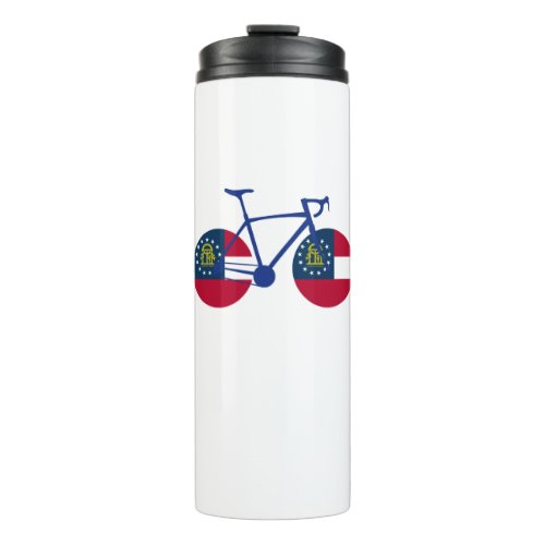 Georgia Flag Cycling Thermal Tumbler