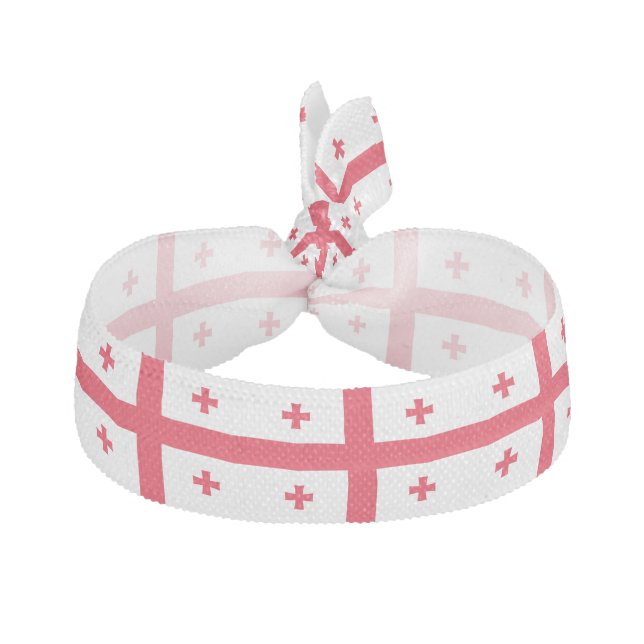 Georgia Flag Elastic Hair Tie (Front)