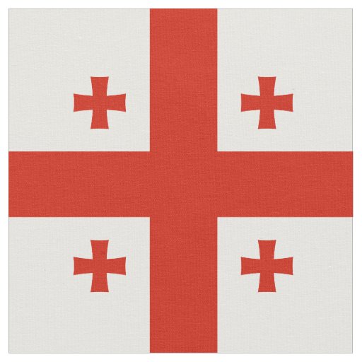 Georgia flag fabric