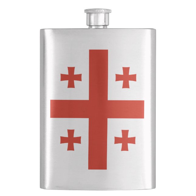 Georgia flag flask (Front)
