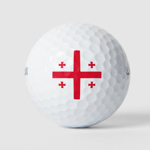 Georgia Flag Golf Balls