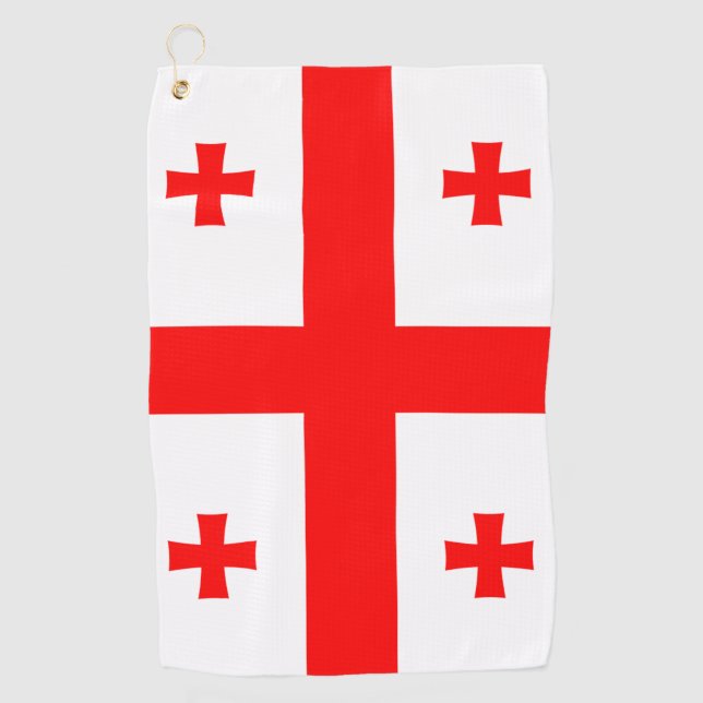 Georgia Flag Golf Towel (Front)