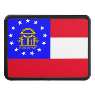 Georgia flag hitch cover