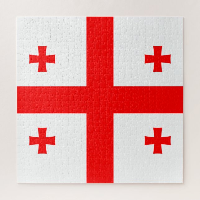 Georgia Flag Jigsaw Puzzle (Vertical)