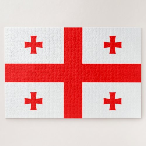 Georgia Flag Jigsaw Puzzle