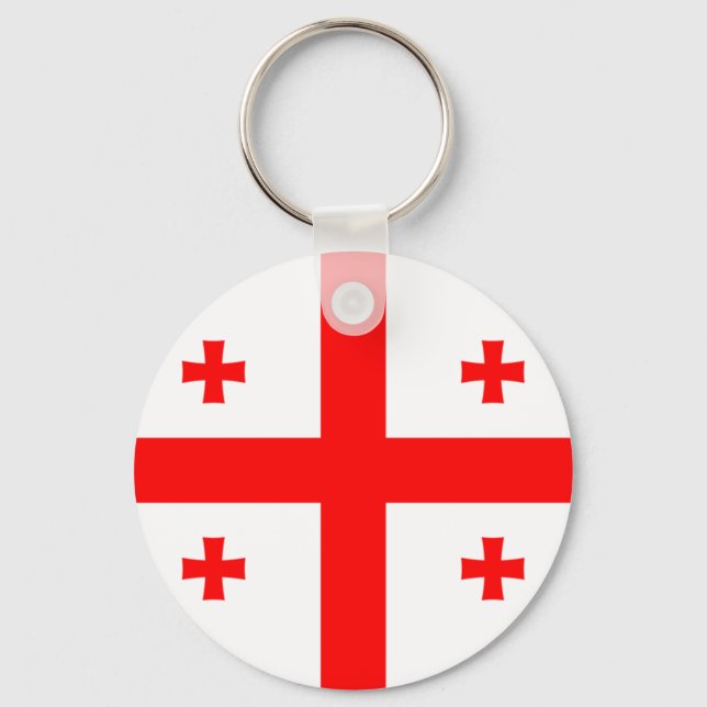 Georgia Flag Keychain (Front)