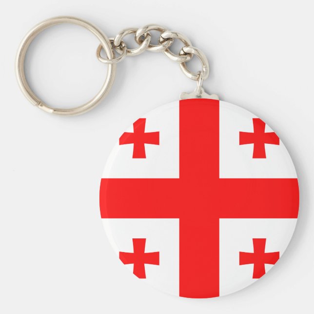 Georgia Flag Keychain (Front)
