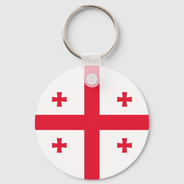 Georgia Flag Keychain (Front)